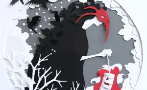I Created A Series Of Paper Artworks Inspired By A Japanese Haiku