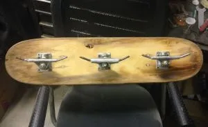 I Create Unique Designs Using Old Skateboards