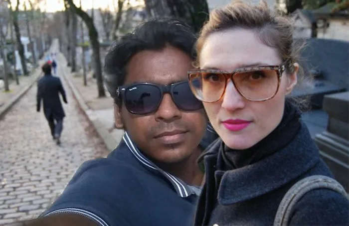 With New Girlfriend