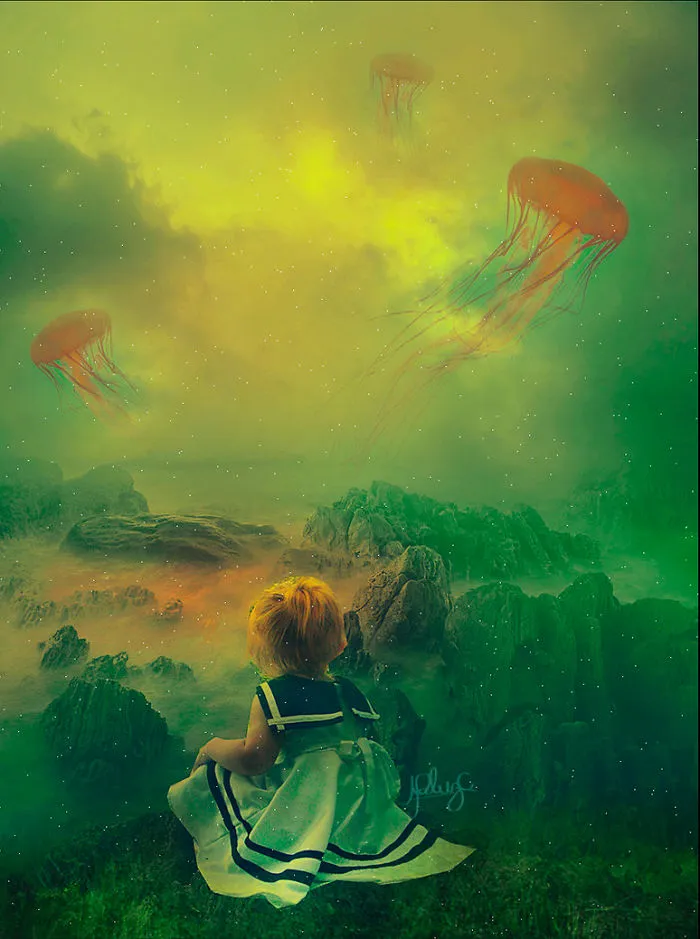 I Make Surreal Photomapulations Inspired By Children And Magical Scenarios