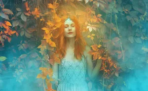 Photographer Combines Beauty Of Women With Enchanting Nature In Mysterious Portraits