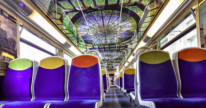 French Trains Are Being Turned Into Moving Art Museums