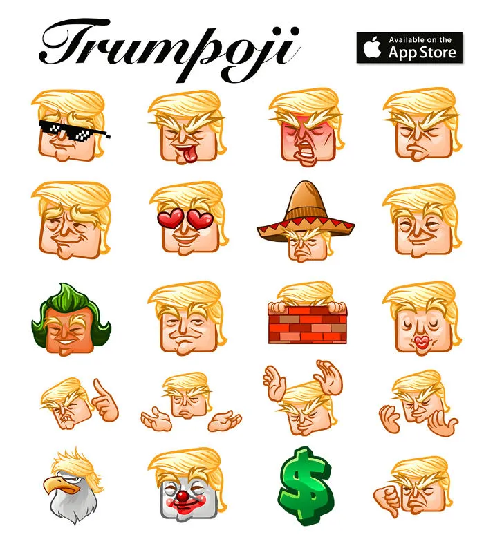 Make Texting Great Again - Donald Trump Emoji Keyboard Trumpoji