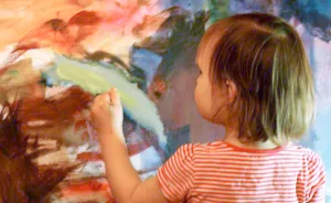 I Finish My Daughters' Paintings