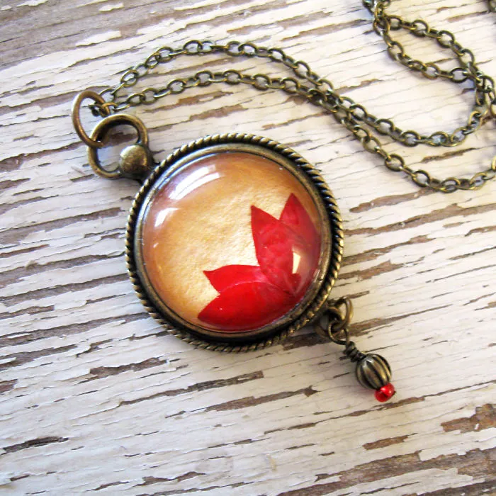 Botanical Pressed Flower Jewelry That I Make From Real Flowers