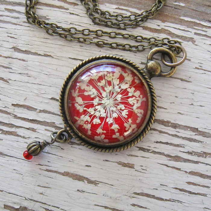 Botanical Pressed Flower Jewelry That I Make From Real Flowers