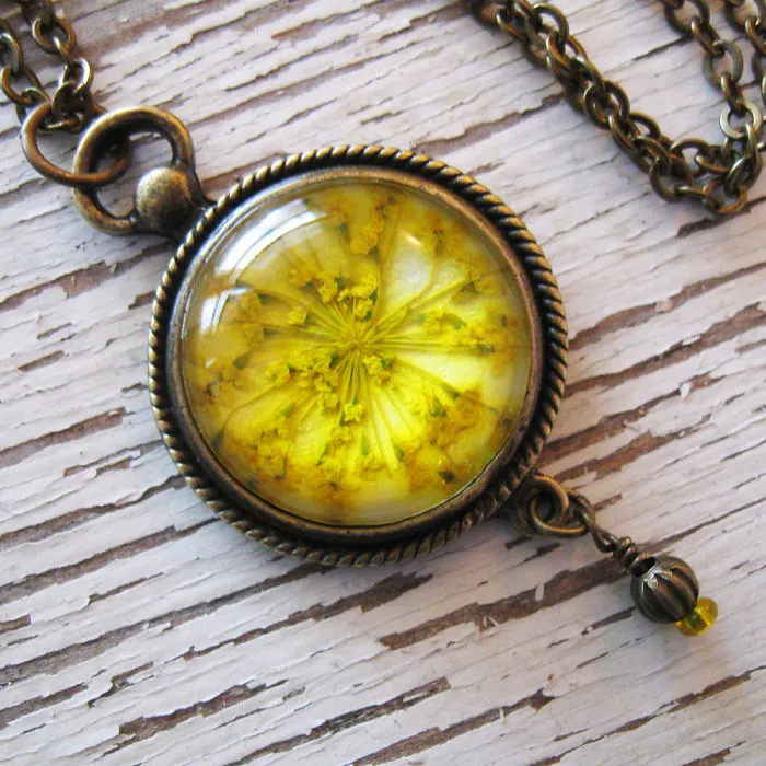 Botanical Pressed Flower Jewelry That I Make From Real Flowers