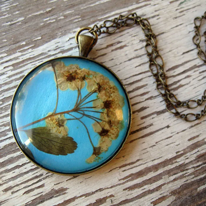 Botanical Pressed Flower Jewelry That I Make From Real Flowers