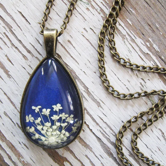 Botanical Pressed Flower Jewelry That I Make From Real Flowers