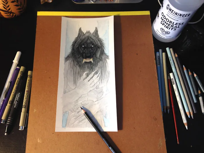 I Wrote A Horror Werewolf Romance Novel...with Illustrations.
