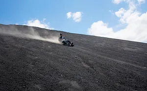 Insane Active Volcano Boarding