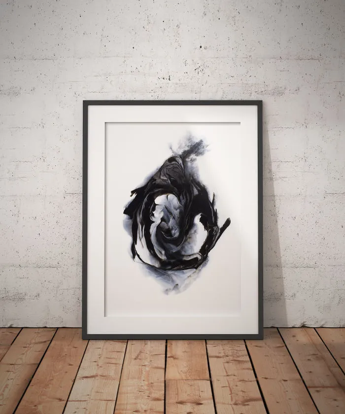 I Mix Ink And Milk To Create Abstract Photography