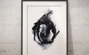 I Mix Ink And Milk To Create Abstract Photography