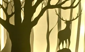 Papercut Lightboxes That I Cut From One Continuous Piece Of Paper