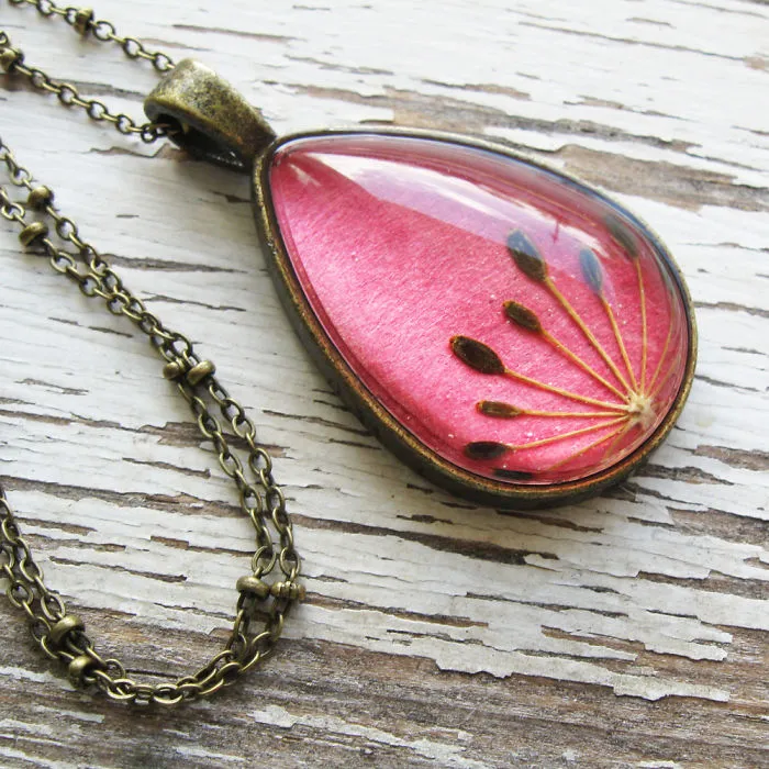 Botanical Pressed Flower Jewelry That I Make From Real Flowers