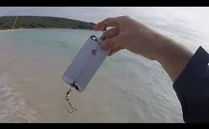Aussie Catches A Real Fish Using An Iphone!
