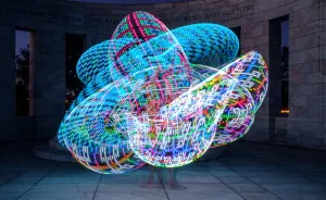We Used An Electronic Hula Hoop To Bring A New Twist To Painting With Light