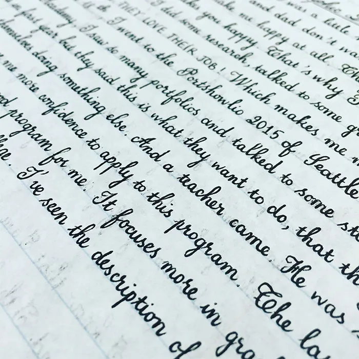 Handwritten Text