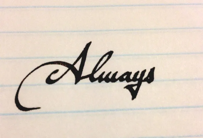 Perfect Example Of Calligraphy