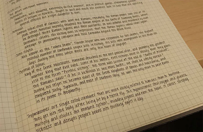 Lovely Handwriting
