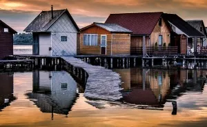 I Photographed A Small Hungarian Town On The Lake