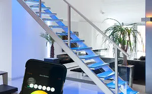 App-controlled Illuminated Staircase