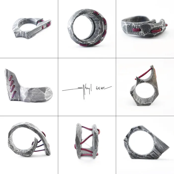 I Make Imperfect Jewelleries With Silver & Thread