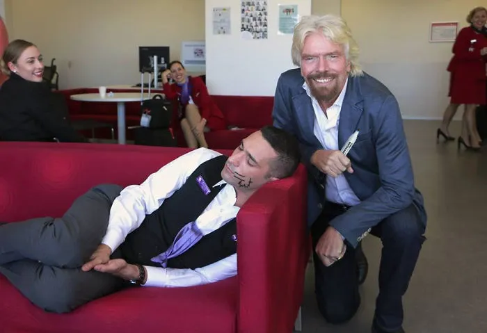 Branson Does This Whenever Someone Falls Asleep
