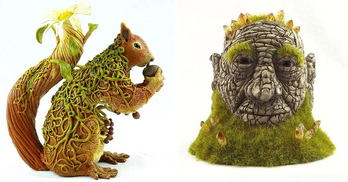 I Create Nature And Magical World Inspired Fantasy Sculptures