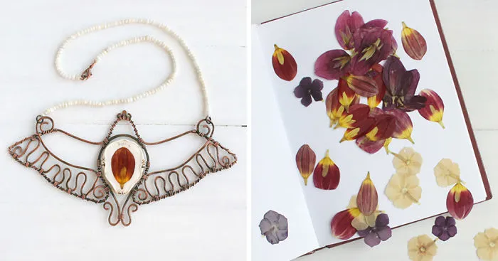 I Turn Herbarium Into Wearable Art