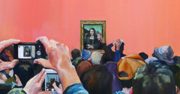 I've Painted My Experience Visiting Louvre