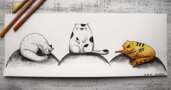 I Took A Challenge Of Painting One Picture Per Day For A Year To Start Drawing Again