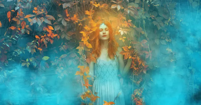 Photographer Combines Beauty Of Women With Enchanting Nature In Mysterious Portraits
