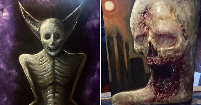Dark Art Oil Paintings That I've Recently Created