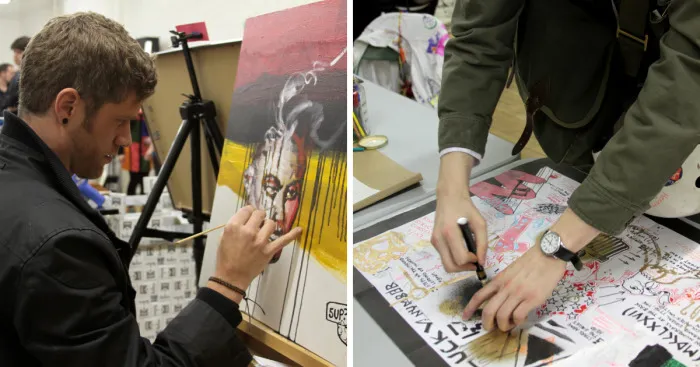 My Interactive Art Show Happily Responded To Viewers Who Look At Art And Say “ I Can Do That ”