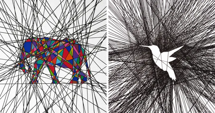 I Find Beauty Within Chaos In My Geometric Art
