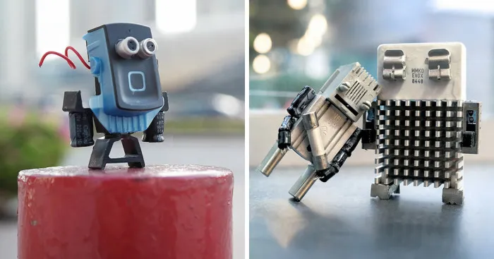 I Turn Electronic Waste Into Tiny Robots