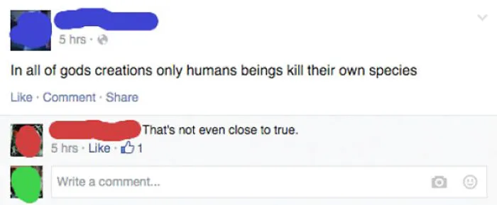 Man Is His Own Worst Enemy
