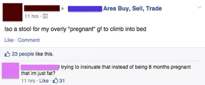 Overly "Pregnant"