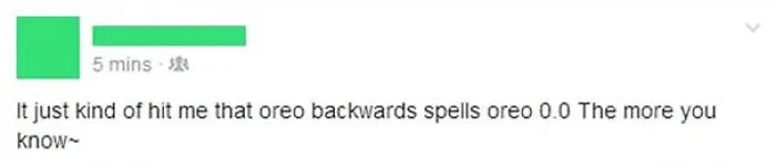 Oreo Spelled Backwards