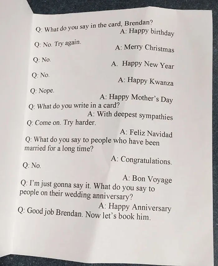 My Husband Made Me This Anniversary Card