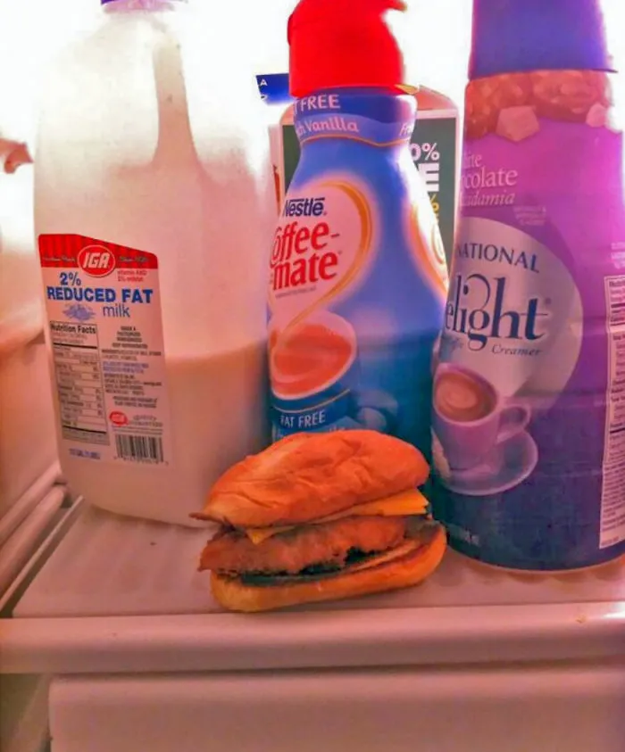 I Asked My Husband To Put This Sandwich Inside The Fridge