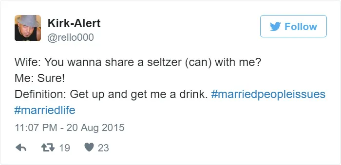 75 Funny Tweets By Husbands Who Are Winning At Marriage