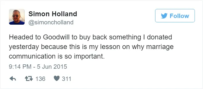 75 Funny Tweets By Husbands Who Are Winning At Marriage