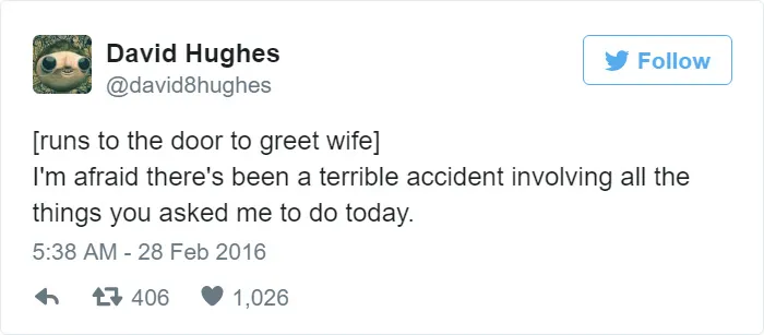 75 Funny Tweets By Husbands Who Are Winning At Marriage