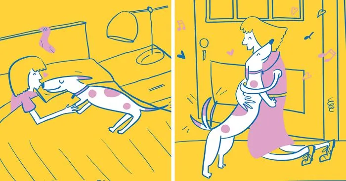 Life Of A Dog Mom In 10 Illustrations