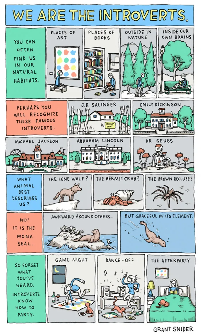 88 Comics That introverts Will Understand