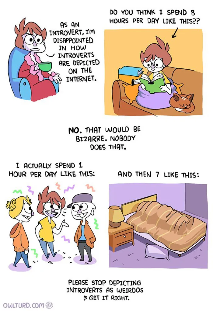 88 Comics That introverts Will Understand