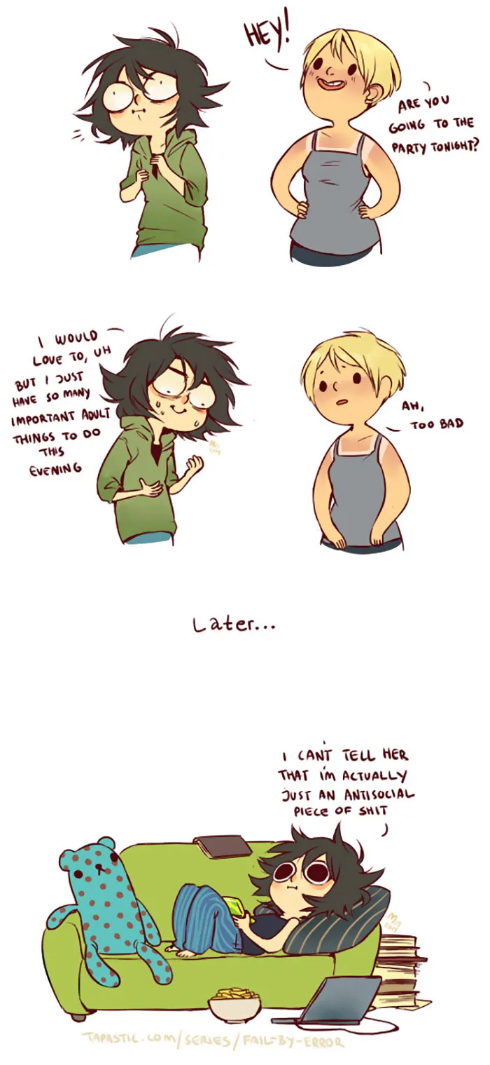 88 Comics That introverts Will Understand