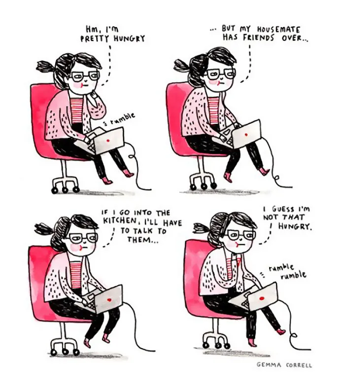 88 Comics That introverts Will Understand